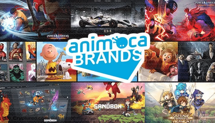 Animoca 品牌的 web3项目的数字海报